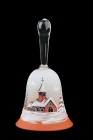 BELL TINKLING WITH HANDLE - ORANGE COLOR