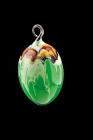  EGG STRIPED - GREEN COLOR