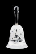 BELL TINKLING WITH HANDLE - WHITE COLOR